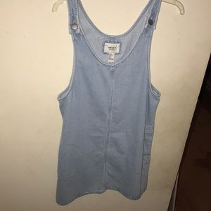 NWOT Denim Overall Dress